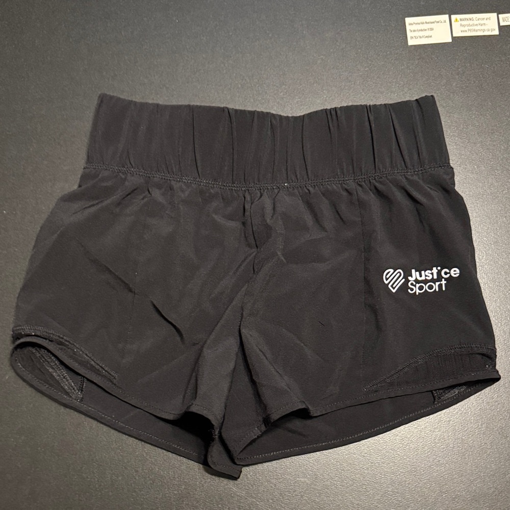 Girl’s Justice Sport Black Athletic Shorts